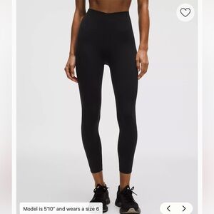 Lululemon Glow Up Super-High-Rise Tight 25" Leggings Black Legging Size 8 New
